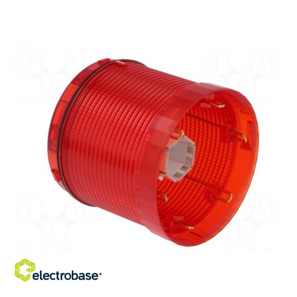 Signaller: lighting | LED | red | 24VDC | 24VAC | IP65 | Ø70x65.5mm | 8WD44 image 4