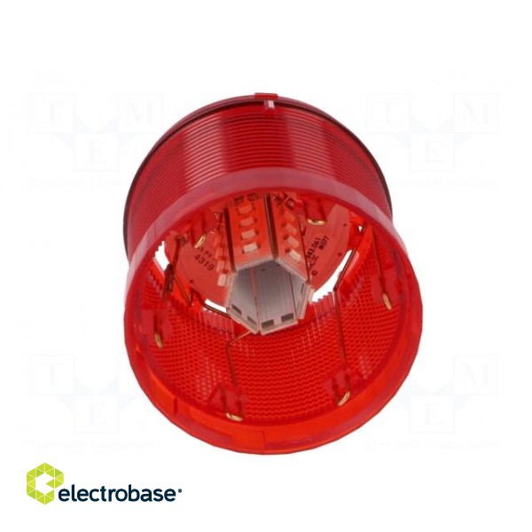 Signaller: lighting | LED | red | 24VDC | 24VAC | IP65 | Ø70x65.5mm | 8WD44 image 5