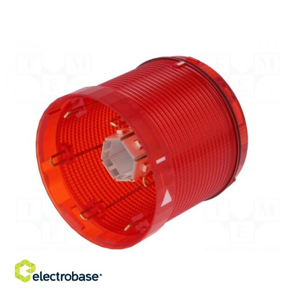 Signaller: lighting | LED | red | 24VDC | 24VAC | IP65 | Ø70x65.5mm | 8WD44 image 6