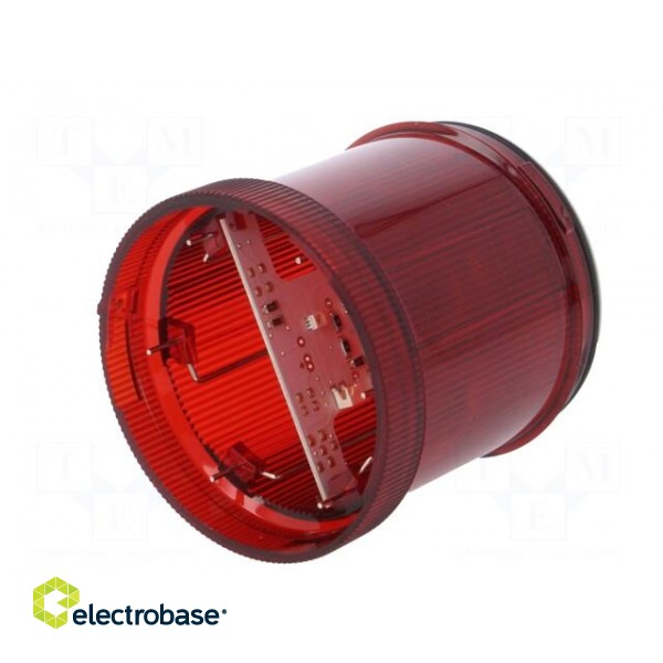 Signaller: lighting | LED | red | 24VDC | 24VAC | IP66 | Ø73x76mm image 6