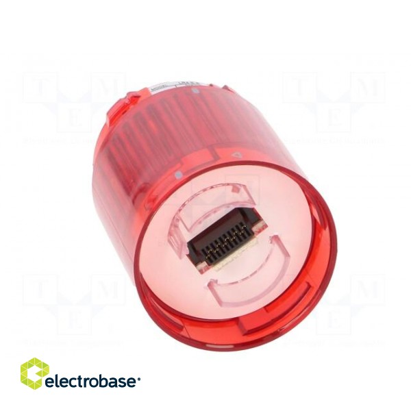 Signaller: lighting | LED | red | 24VDC | IP65 | Ø40x50mm | LR | -20÷50°C image 5