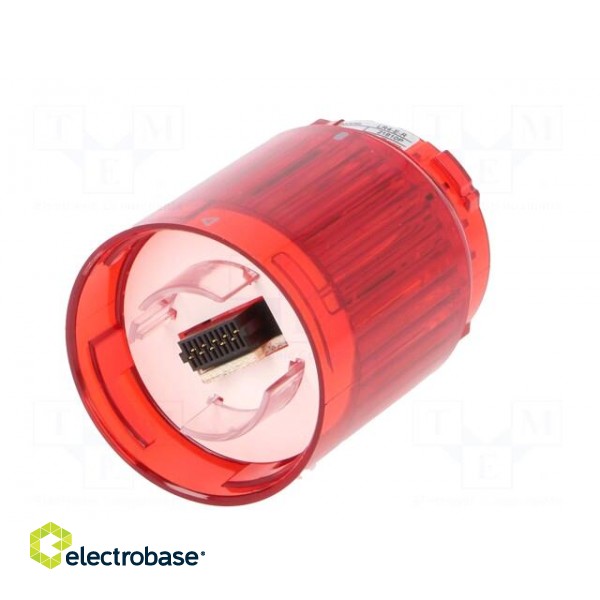 Signaller: lighting | LED | red | 24VDC | IP65 | Ø40x50mm | LR | -20÷50°C image 6