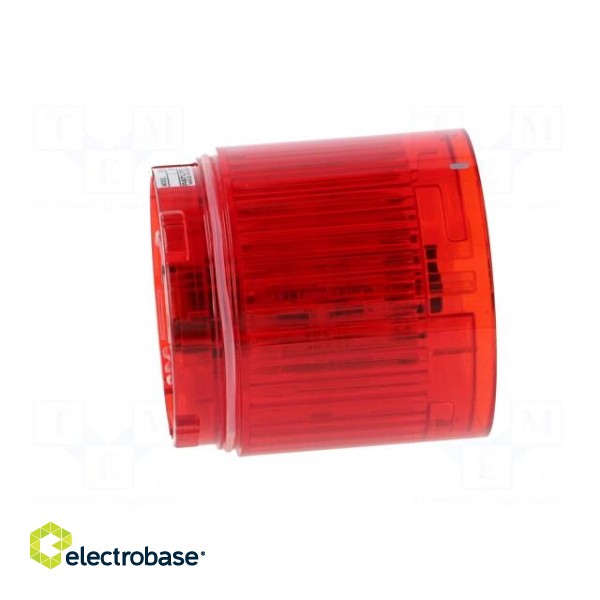 Signaller: lighting | LED | red | 24VDC | IP65 | Ø50x50mm | LR5 | -20÷50°C image 3