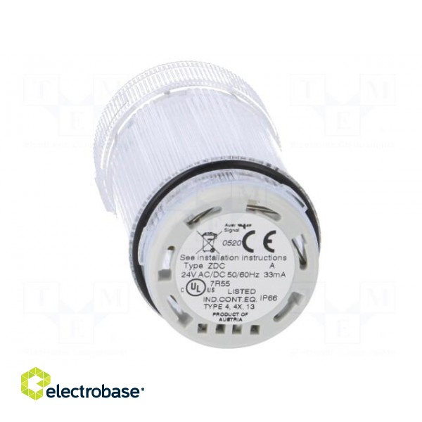 Signaller: lighting | LED | transparent | Usup: 24VDC | Usup: 24VAC image 9