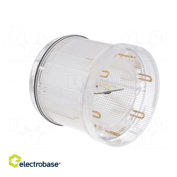 Signaller: lighting | LED | white | 24VDC | 24VAC | IP65 | Ø70x65.5mm image 4