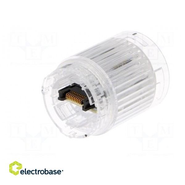 Signaller: lighting | LED | white | 24VDC | IP65 | Ø40x50mm | LR | -20÷50°C image 2