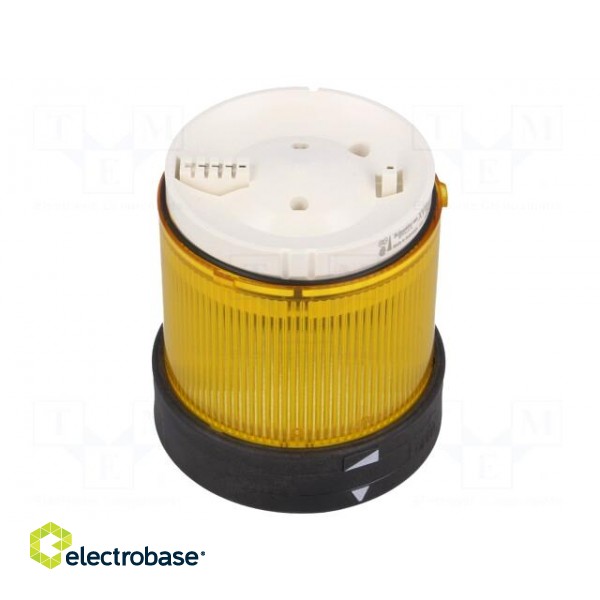 Signaller: lighting | LED | yellow | Usup: 230VAC | IP65 | Ø70mm image 1
