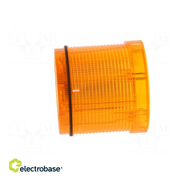 Signaller: lighting | LED | yellow | Usup: 230VAC | IP65 | Ø70x65.5mm image 3