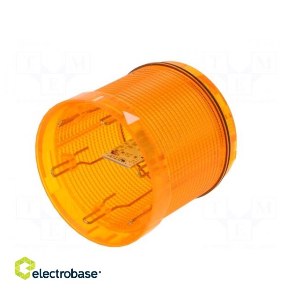Signaller: lighting | LED | yellow | Usup: 230VAC | IP65 | Ø70x65.5mm image 6