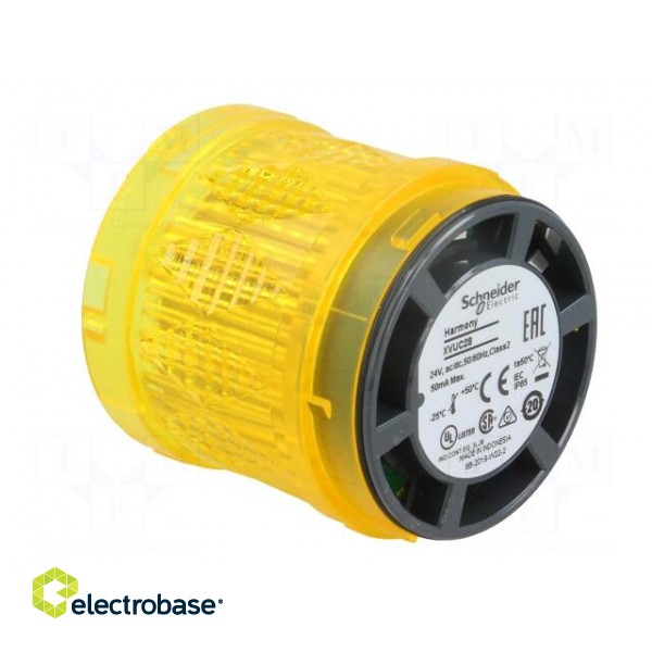 Signaller: lighting | LED | yellow | Usup: 24VDC | Usup: 24VAC | IP65 image 8