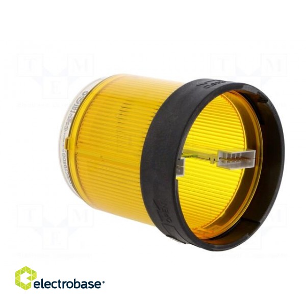 Signaller: lighting | LED | yellow | 24VDC | 24VAC | IP65 | Ø70mm фото 4