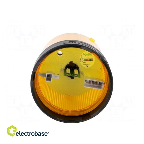Signaller: lighting | LED | yellow | 24VDC | 24VAC | IP65 | Ø70mm paveikslėlis 5