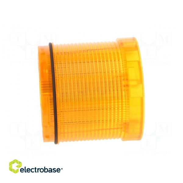Signaller: lighting | LED | yellow | 24VDC | 24VAC | IP65 | Ø70x65.5mm image 3