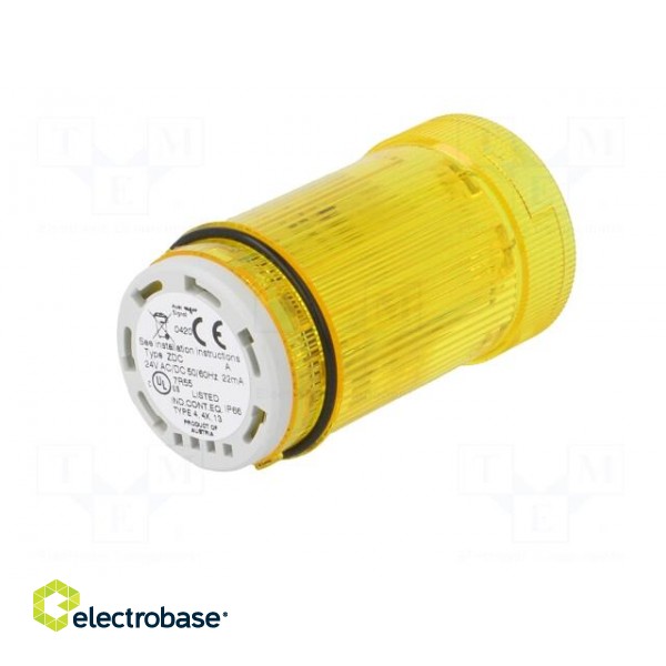 Signaller: lighting | LED | yellow | Usup: 24VDC | Usup: 24VAC | IP66 фото 2