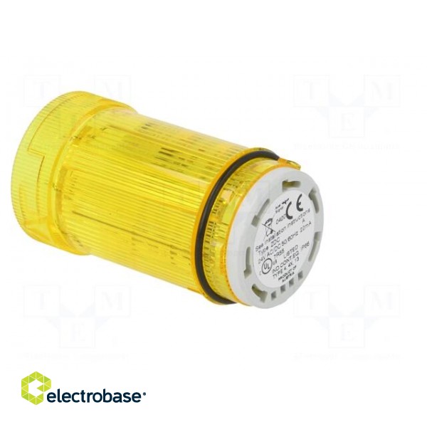 Signaller: lighting | LED | yellow | Usup: 24VDC | Usup: 24VAC | IP66 фото 8