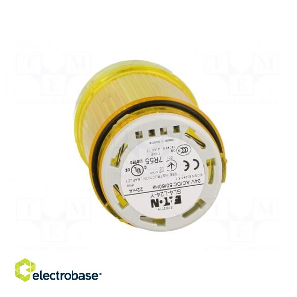 Signaller: lighting | LED | yellow | Usup: 24VDC | Usup: 24VAC | IP66 image 9