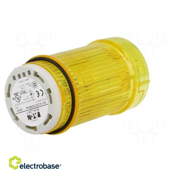 Signaller: lighting | LED | yellow | Usup: 24VDC | Usup: 24VAC | IP66 paveikslėlis 2