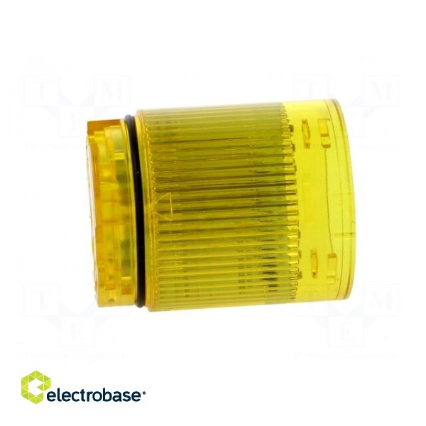 Signaller: lighting | LED | yellow | Usup: 24VDC | IP65 | Ø50x69mm image 3