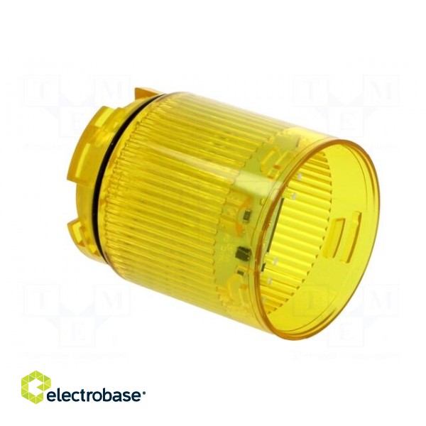 Signaller: lighting | LED | yellow | Usup: 24VDC | IP65 | Ø50x69mm image 4