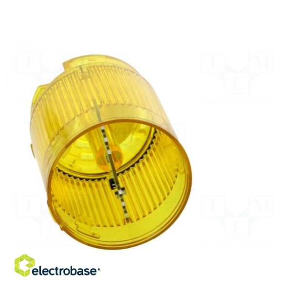 Signaller: lighting | LED | yellow | Usup: 24VDC | IP65 | Ø50x69mm image 5