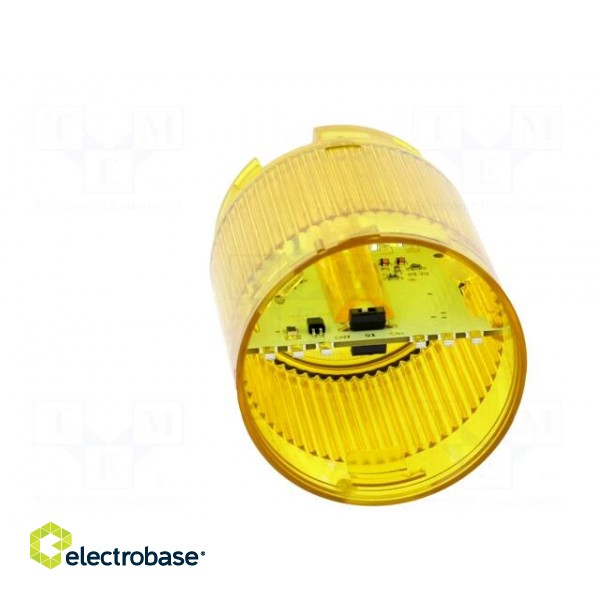 Signaller: lighting | LED | yellow | Usup: 24VDC | IP65 | Ø50x69mm image 5
