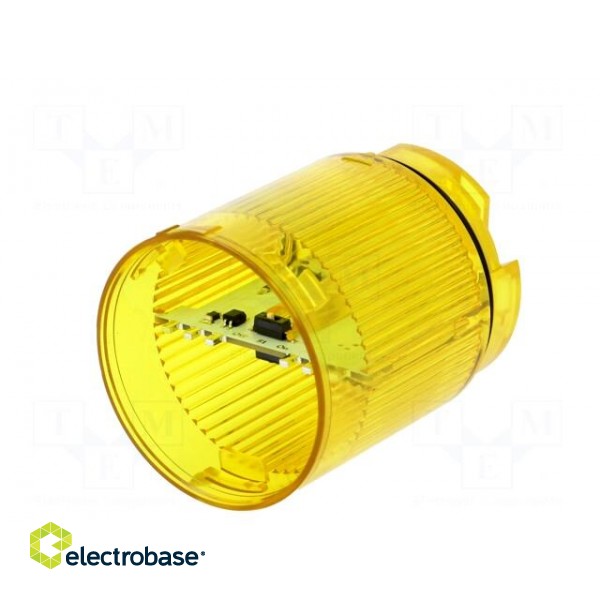 Signaller: lighting | LED | yellow | Usup: 24VDC | IP65 | Ø50x69mm image 6