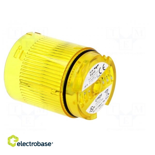 Signaller: lighting | LED | yellow | Usup: 24VDC | IP65 | Ø50x69mm image 8