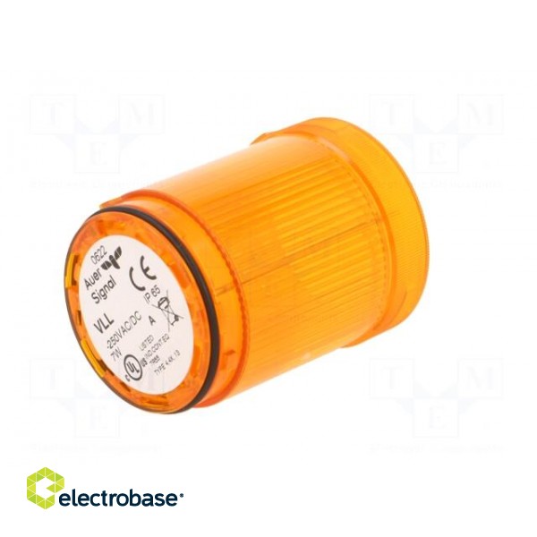 Signaller: lighting | orange | 230VDC | 230VAC | modulSIGNAL50 image 2