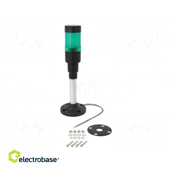 Signaller: signalling column | LED | green | 24VDC | 24VAC | HBJD-40