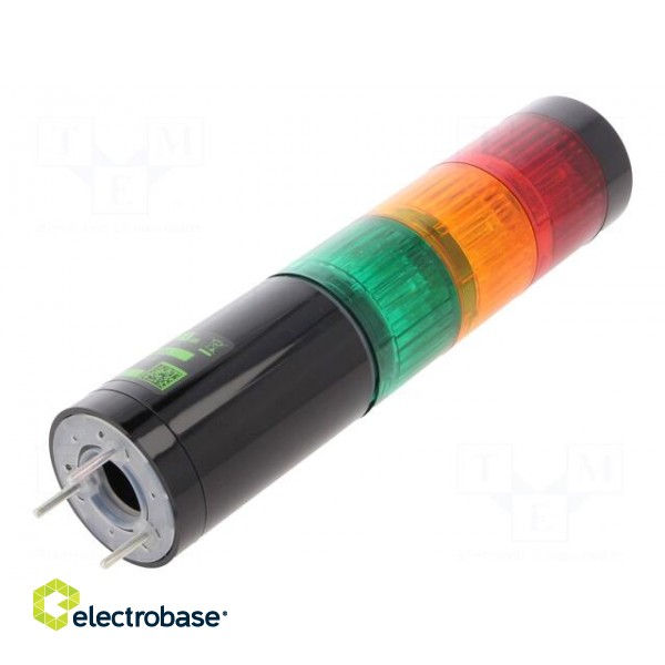 Signaller: signalling column | LED | green / orange / red | 24VDC фото 2