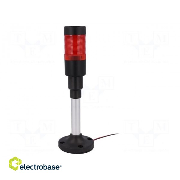 Signaller: signalling column | LED | red | Usup: 24VDC | Usup: 24VAC image 1