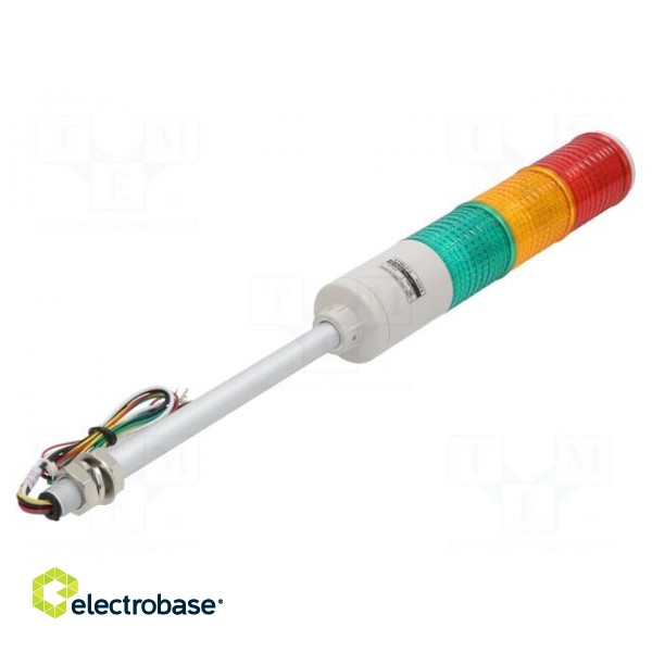 Signaller: signalling column | LED | red/amber/green | Usup: 24VDC image 2