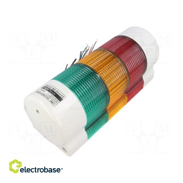 Signaller: signalling column | LED | red/amber/green | Usup: 24VDC image 1