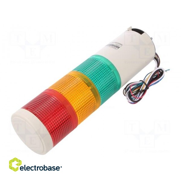 Signaller: signalling column | LED | red/amber/green | Usup: 24VDC image 1