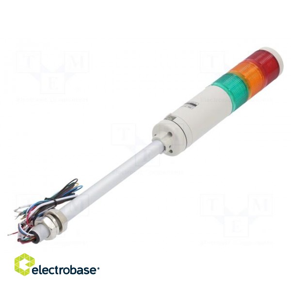 Signaller: signalling column | LED | red/amber/green | 24VDC | IP54 image 2