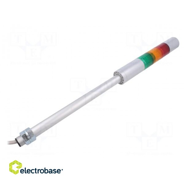 Signaller: signalling column | LED | red/amber/green | 24VDC | IP54 image 2