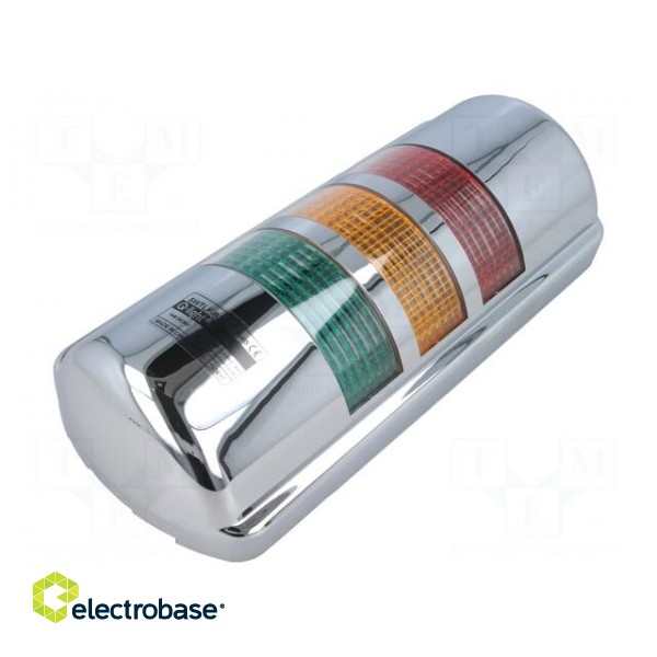 Signaller: signalling column | LED | red/amber/green | 24VDC | IP55 image 1