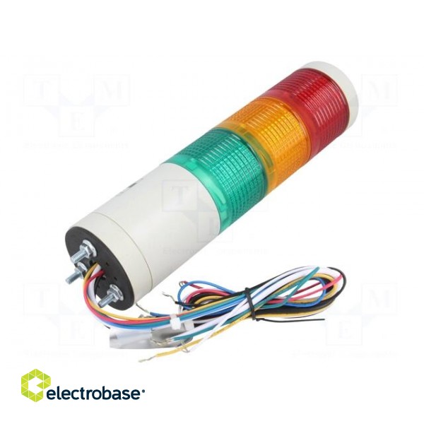 Signaller: signalling column | LED | red/amber/green | Usup: 24VDC image 2