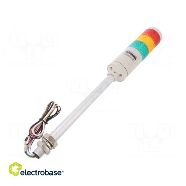 Signaller: signalling column | LED | red/amber/green | 24VDC | IP65 image 2