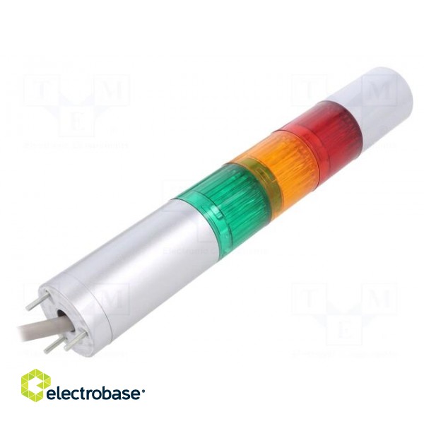 Signaller: signalling column | LED | red/amber/green | 24VDC | IP65 paveikslėlis 2