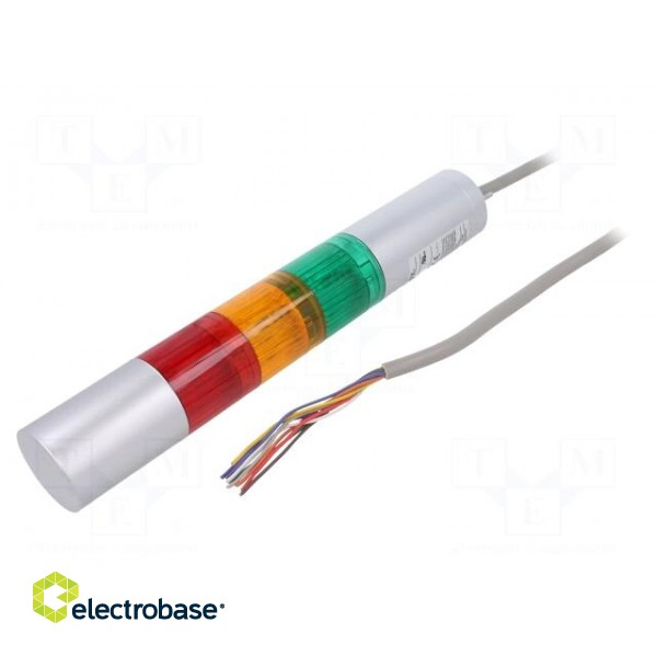 Signaller: signalling column | LED | red/amber/green | 24VDC | IP65 image 1