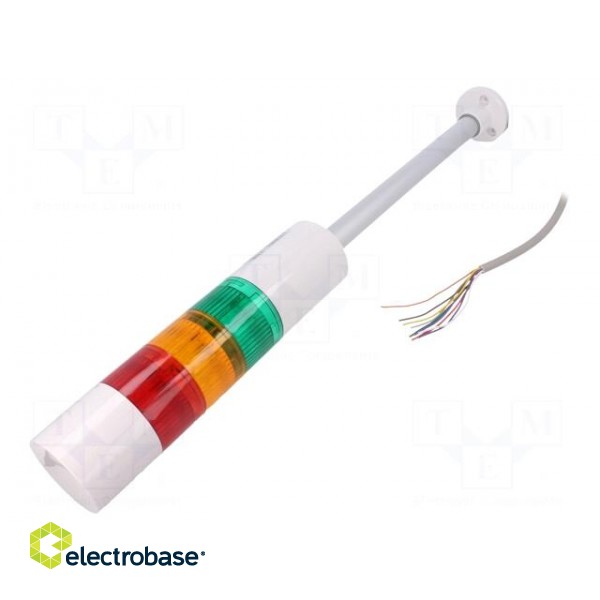 Signaller: signalling column | LED | red/amber/green | 24VDC | IP65 фото 1