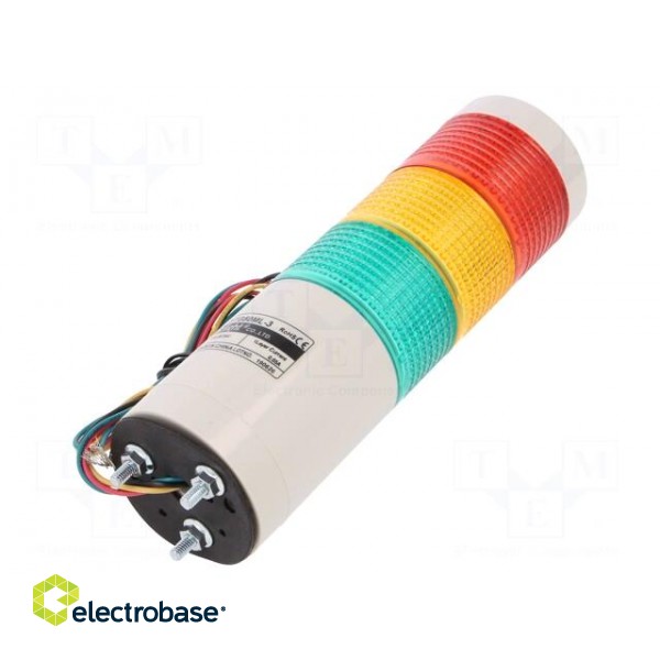 Signaller: signalling column | LED | red/amber/green | Usup: 24VDC фото 2