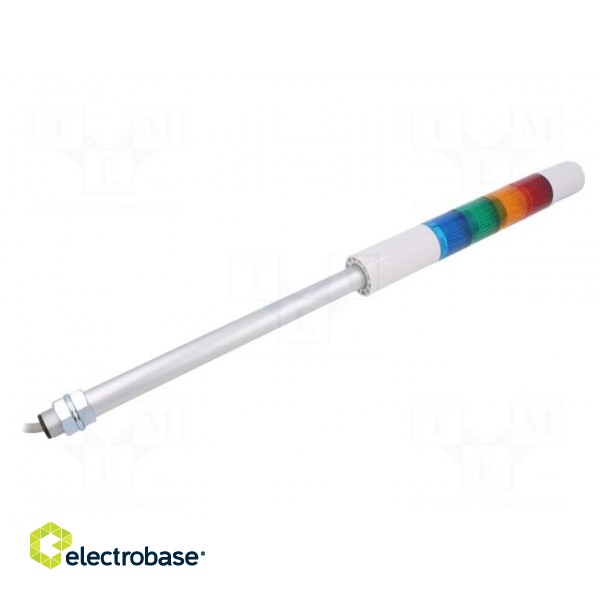 Signaller: signalling column | LED | red/amber/green/blue | 24VDC image 2