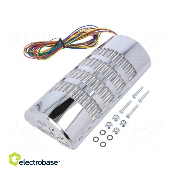 Signaller: signalling column | LED | red/amber/green/blue | 24VDC image 1