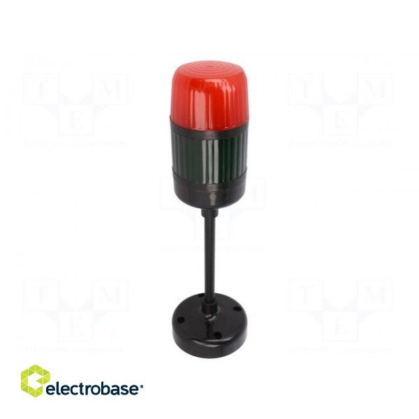 Signaller: signalling column | LED | red/green | 18÷32VDC | IP65 image 1