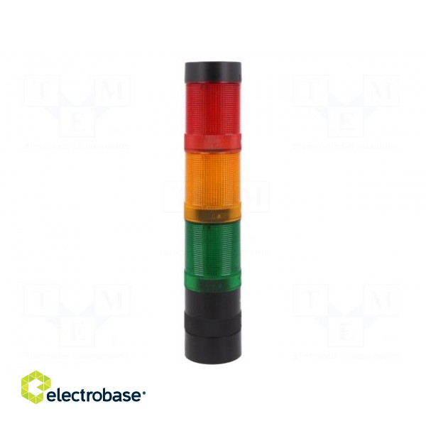 Signaller: signalling column | red/orange/green | 24VDC | 24VAC