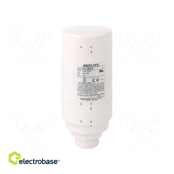 Signallers accessories: base | 24VDC | IP65 | LR6 | -20÷50°C image 1