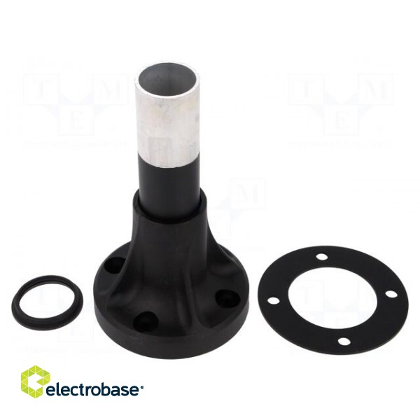 Signallers accessories: base | black | 80mm | signalling column image 1