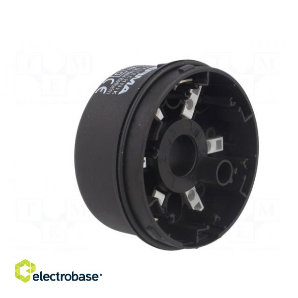 Signallers accessories: base | black | IP65 | Ø70x26.5mm | -20÷50°C image 8